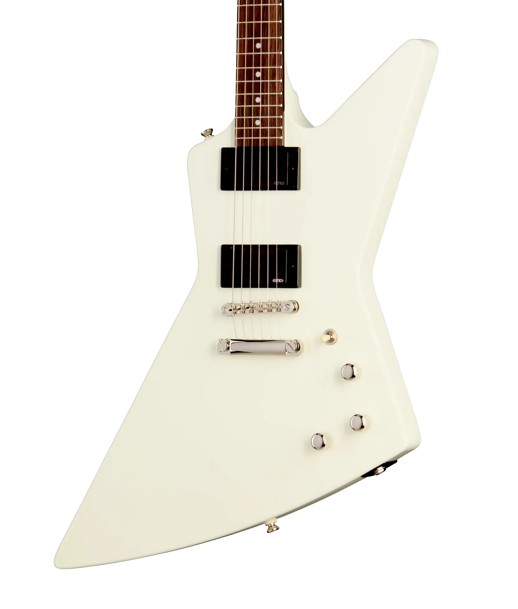 Explorer 80s EMG Classic White